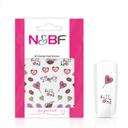 Nails and Beauty Factory Nagelsticker Kiss Me 123646271