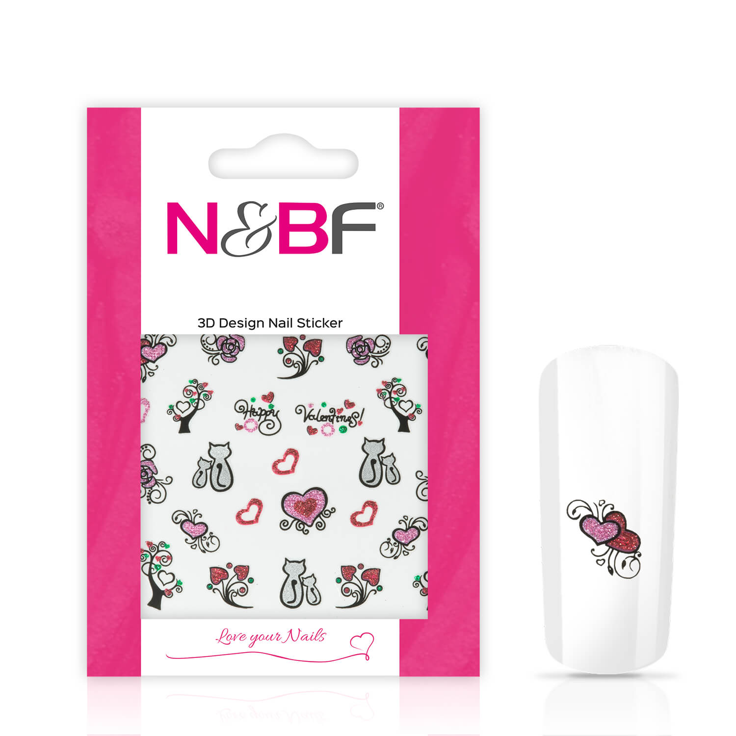 Nails and Beauty Factory Nagelsticker Lovely Cats 123646381