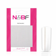 Nails and Beauty Factory Nagelsticker Stripes Chain Redgold 1
