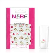 Nails and Beauty Factory Nagelsticker With Love Gold 123646421