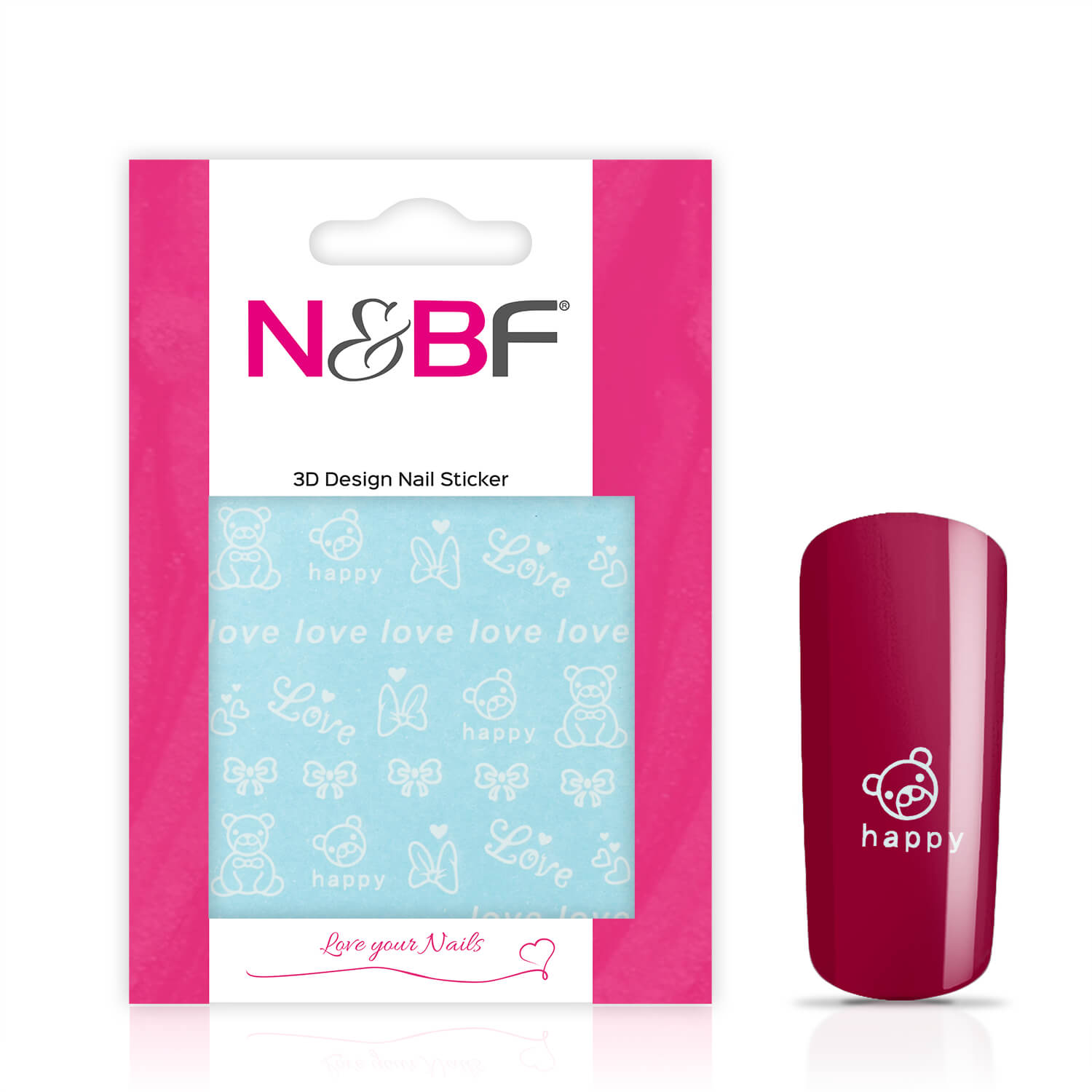 Nails and Beauty Factory Nail Tattoos Nightshine Teddy Bear 124133527