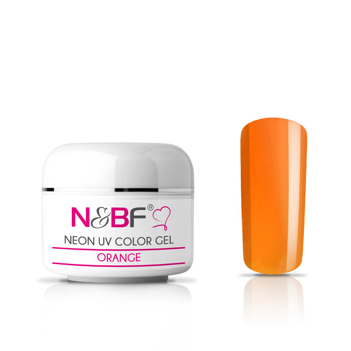 Nails and Beauty Factory Neon UV Color Gel Farbgel Orange