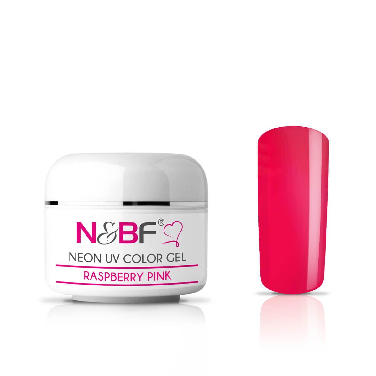 Nails and Beauty Factory Neon UV Color Gel Farbgel Raspberry Pink