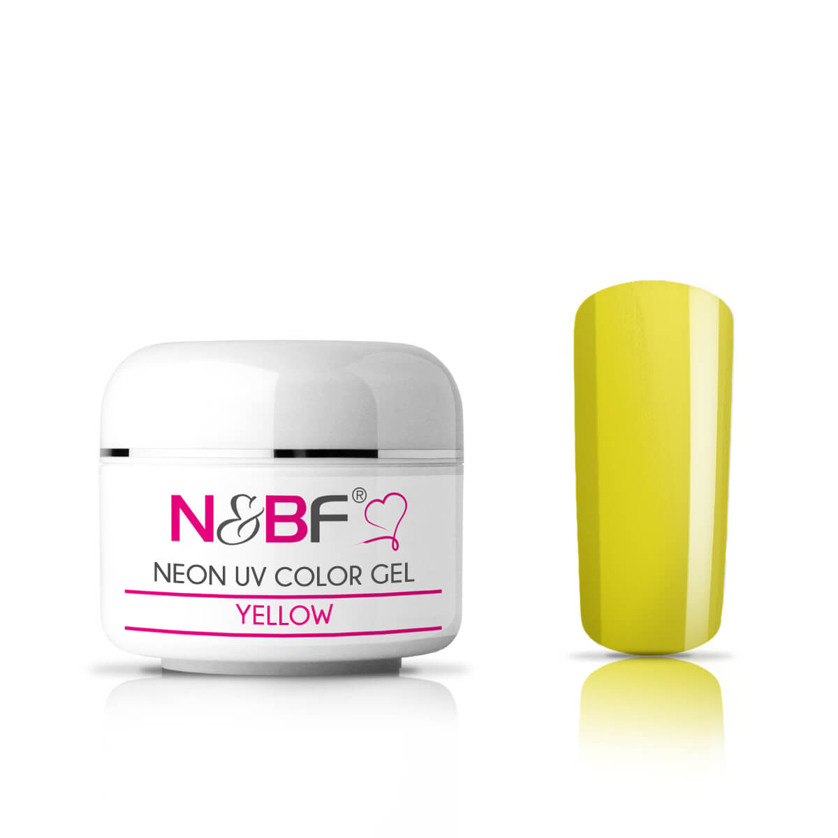 Nails and Beauty Factory Neon UV Color Gel Farbgel Yellow 5ml