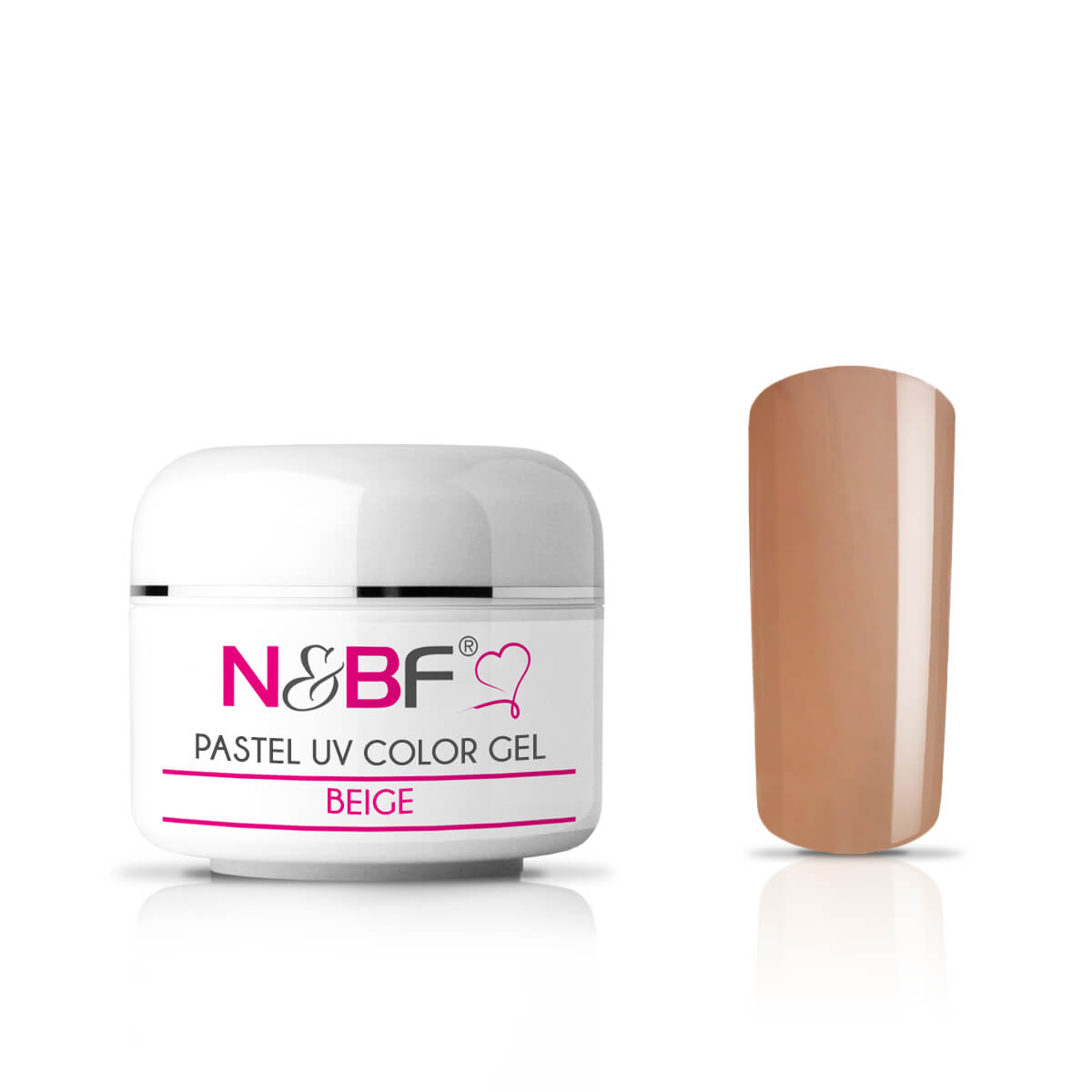 Nails and Beauty Factory Pastel UV Color Gel Farbgel Beige