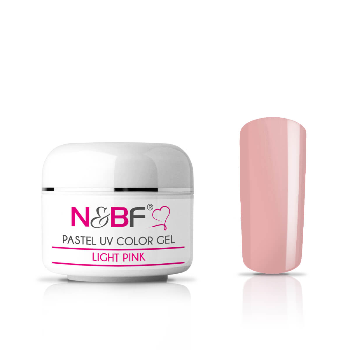 Nails and Beauty Factory Pastel UV Color Gel Farbgel Light Pink
