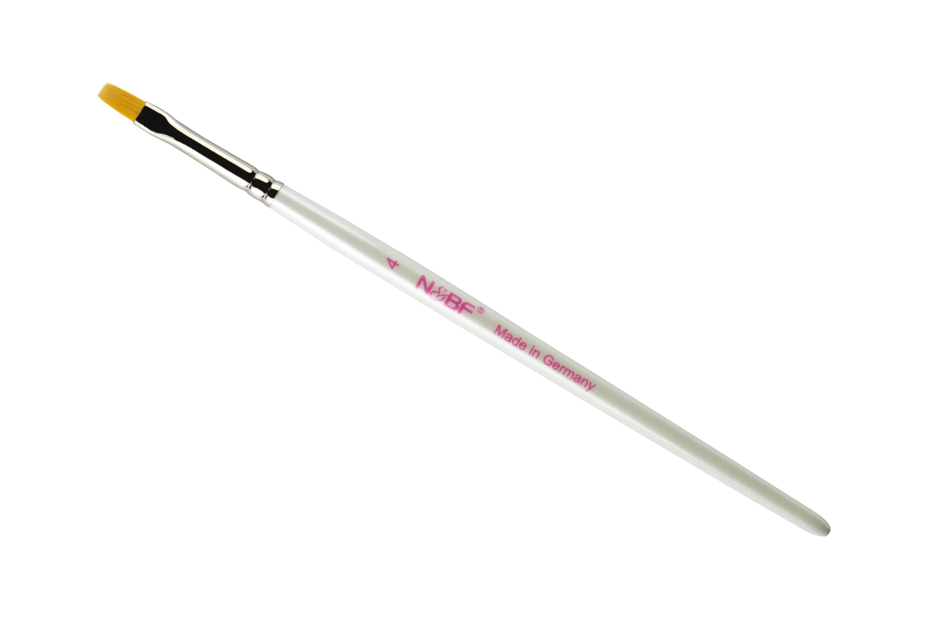 Nails and Beauty Factory Profi Gel Pinsel flach Nr 4 1