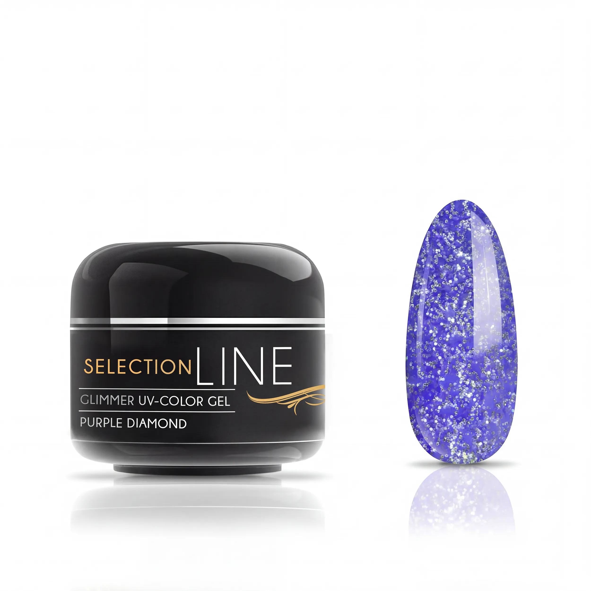 Selection Line Glimmer Farbgel Purple Diamonds 5ml