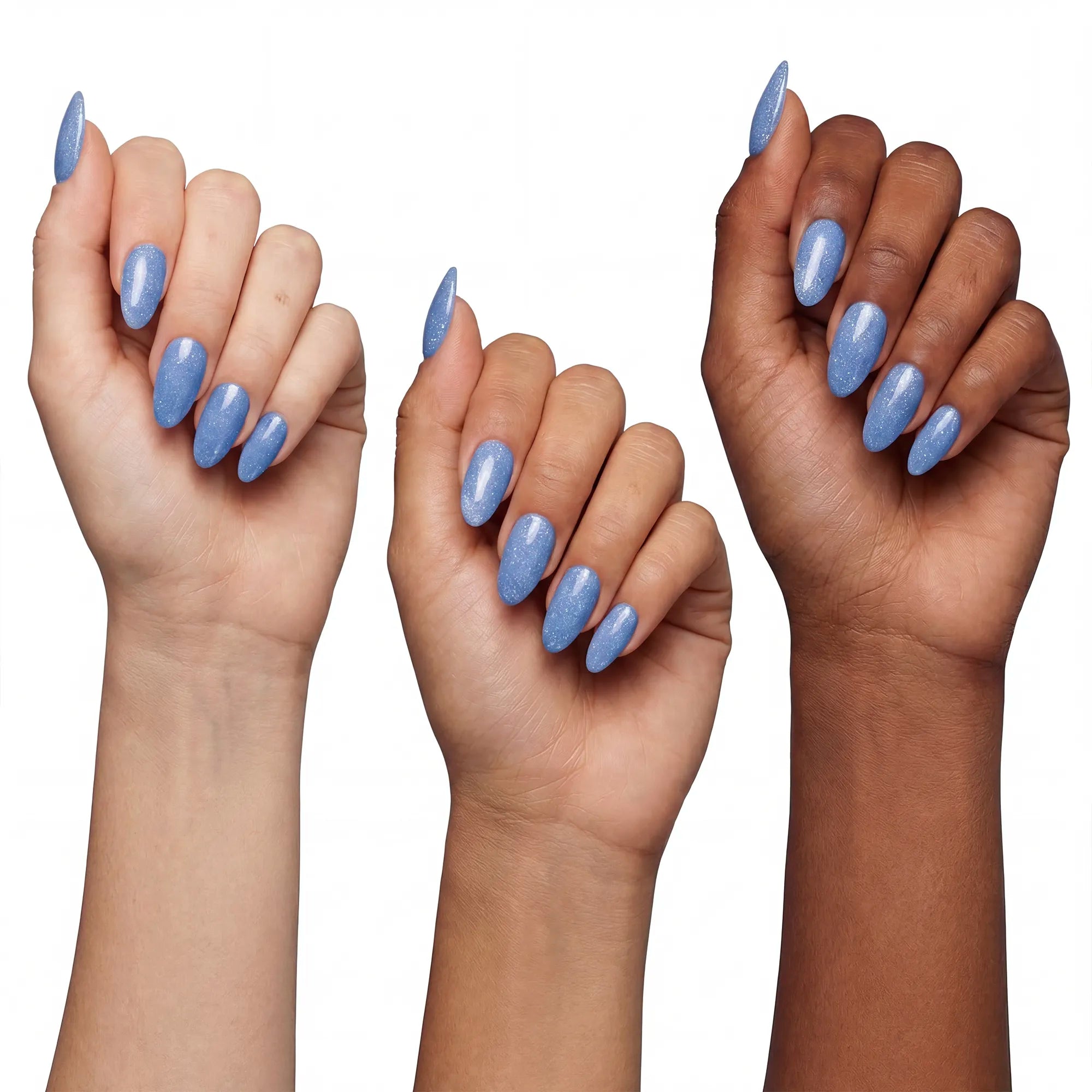 Selection Line Glimmer UV Nagellack Blue 15ml