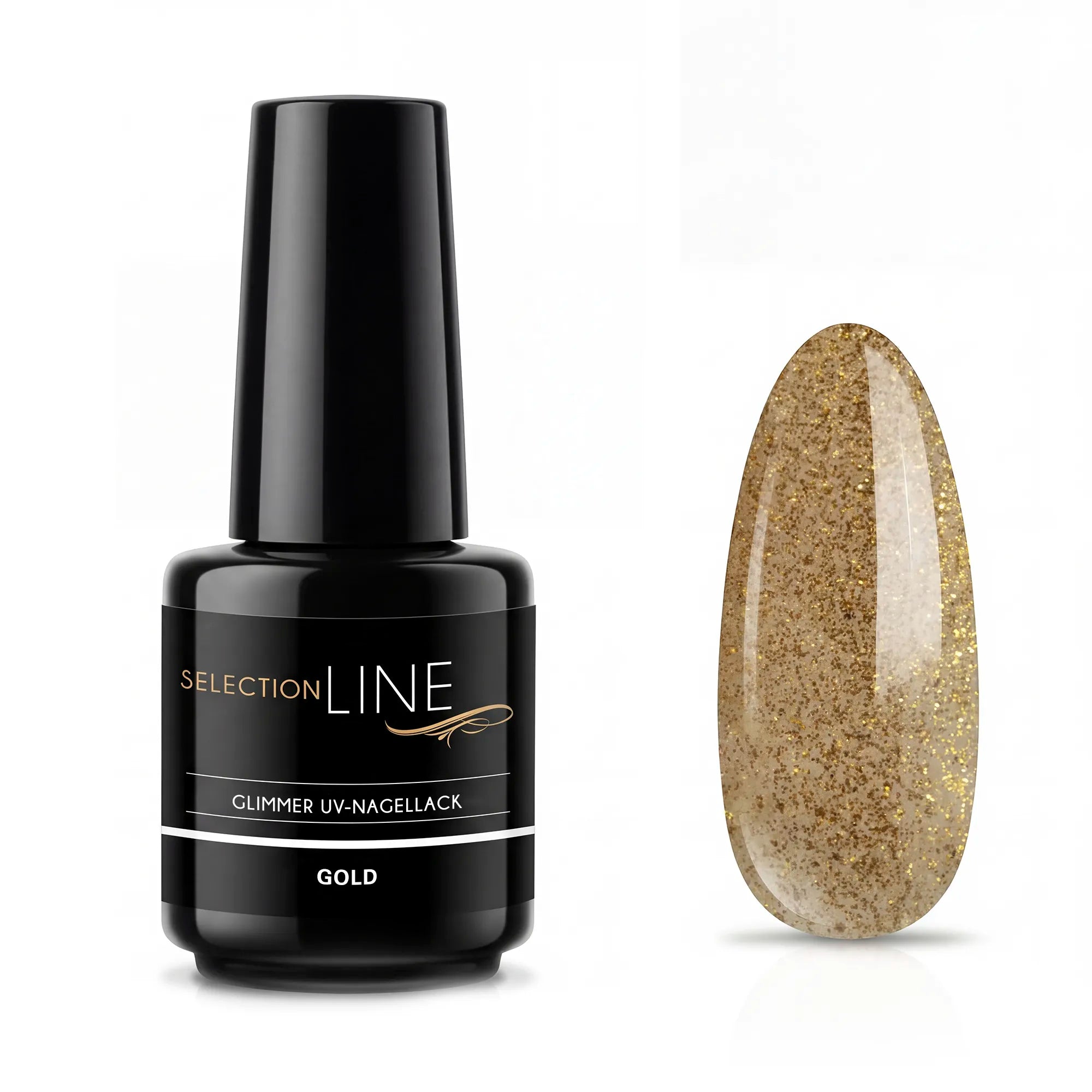 Selection Line Glimmer UV Nagellack Gold 15ml