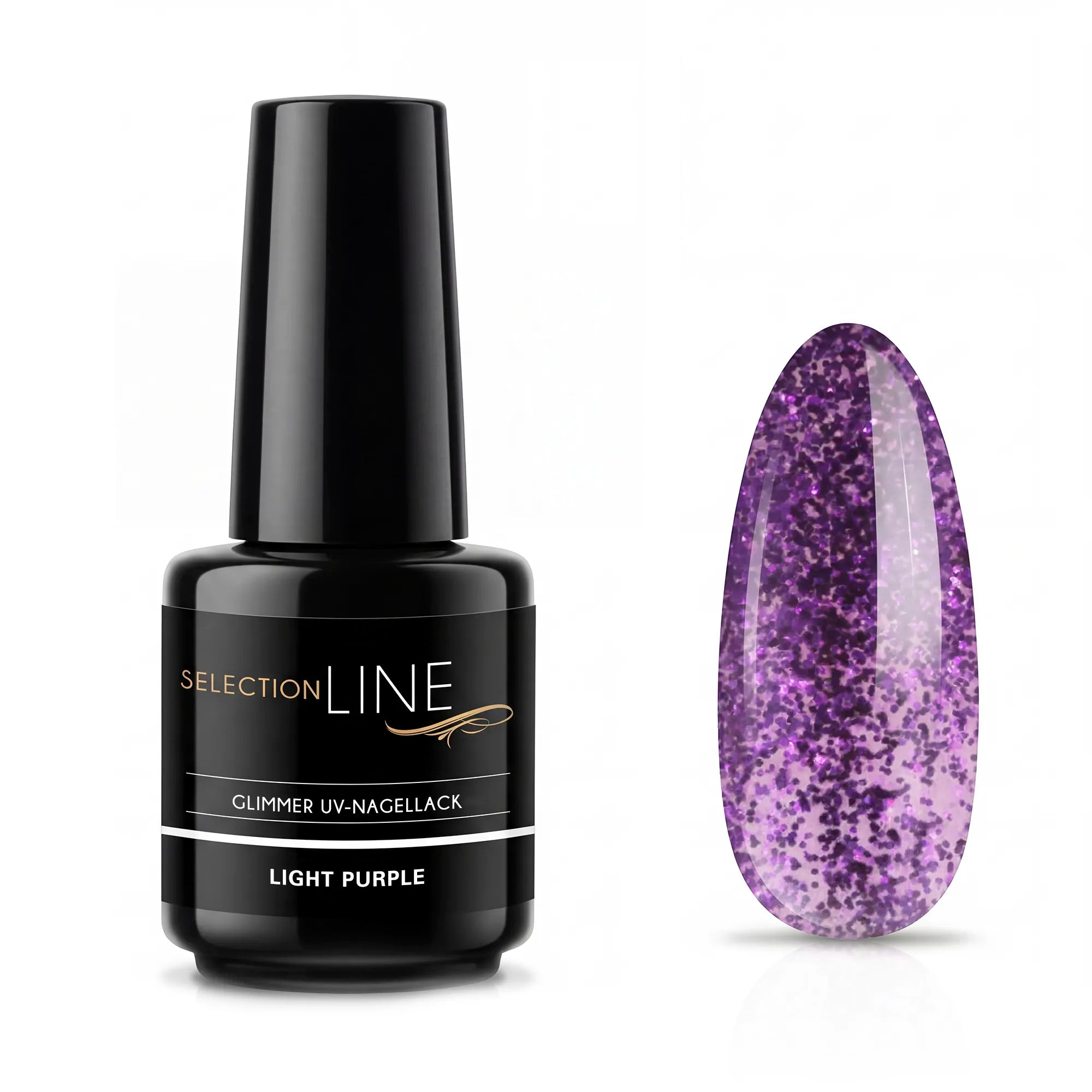 Selection Line Glimmer UV Nagellack Light Purple 15ml