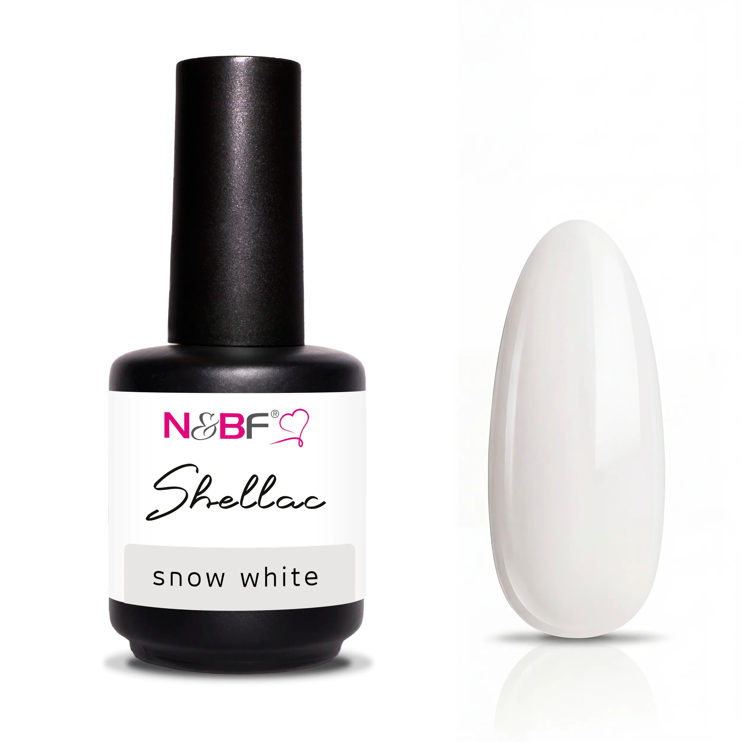 N&BF Shellac Snow White 12ml