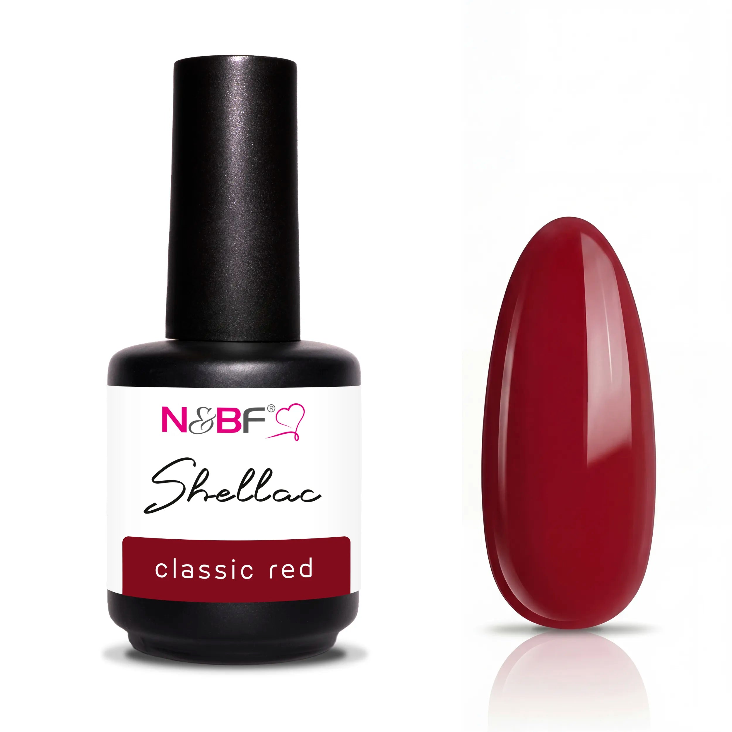 N&BF Shellac Classic Red 12ml