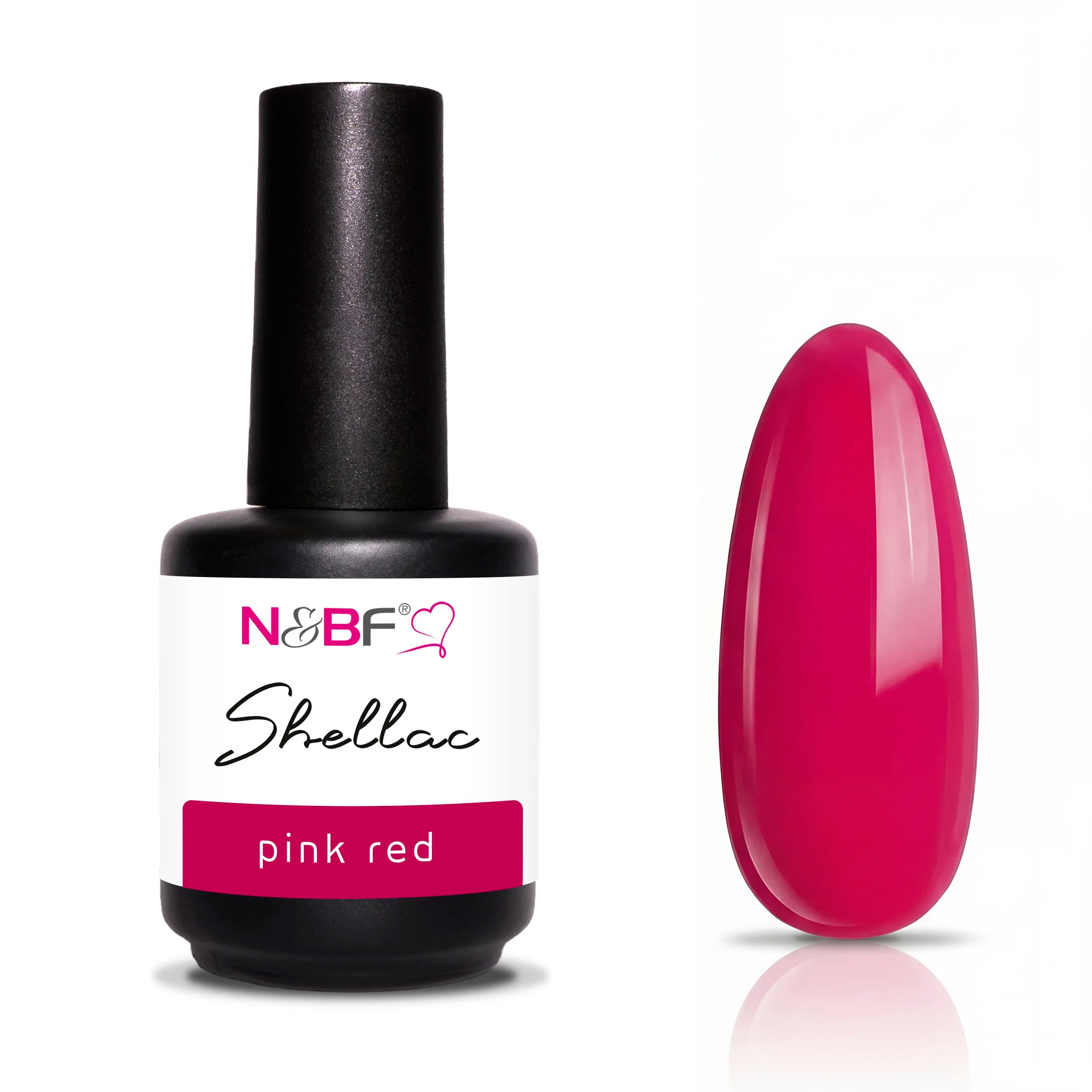 N&BF Shellac Pink Red 12ml