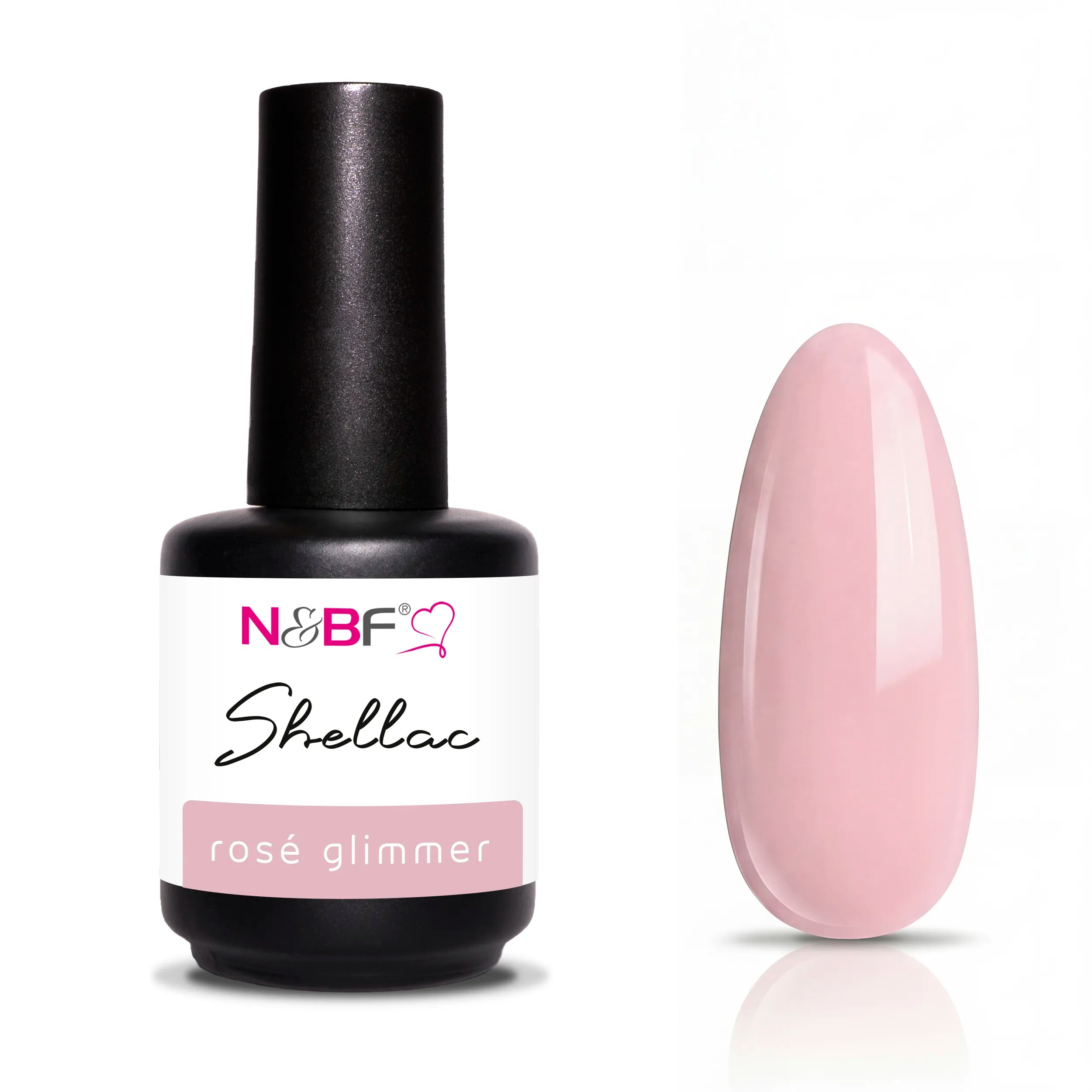 N&BF Shellac Rosé Glimmer 12ml