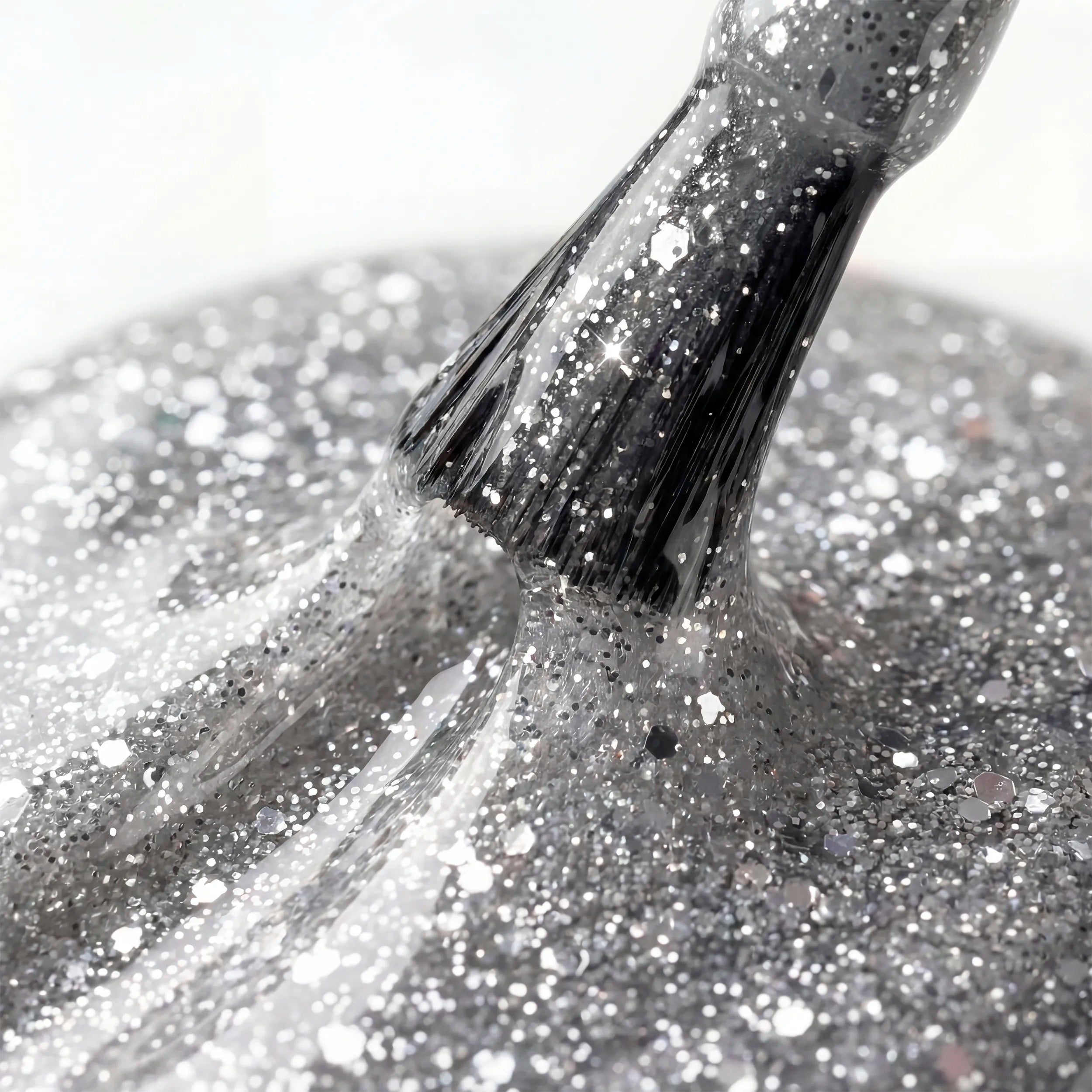 N&BF Shellac Silver Glitter 12ml