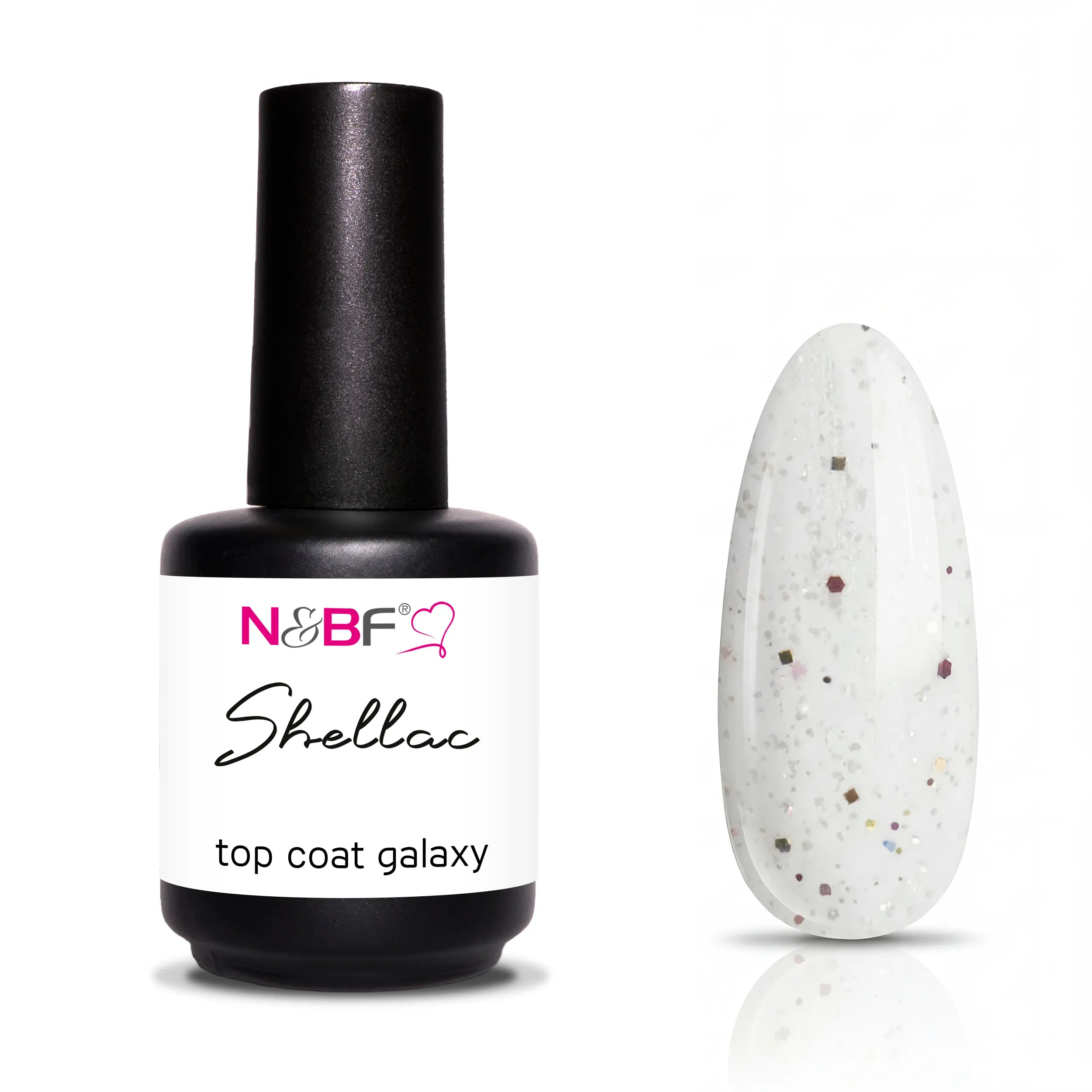 N&BF Shellac Top Coat Galaxy 12ml