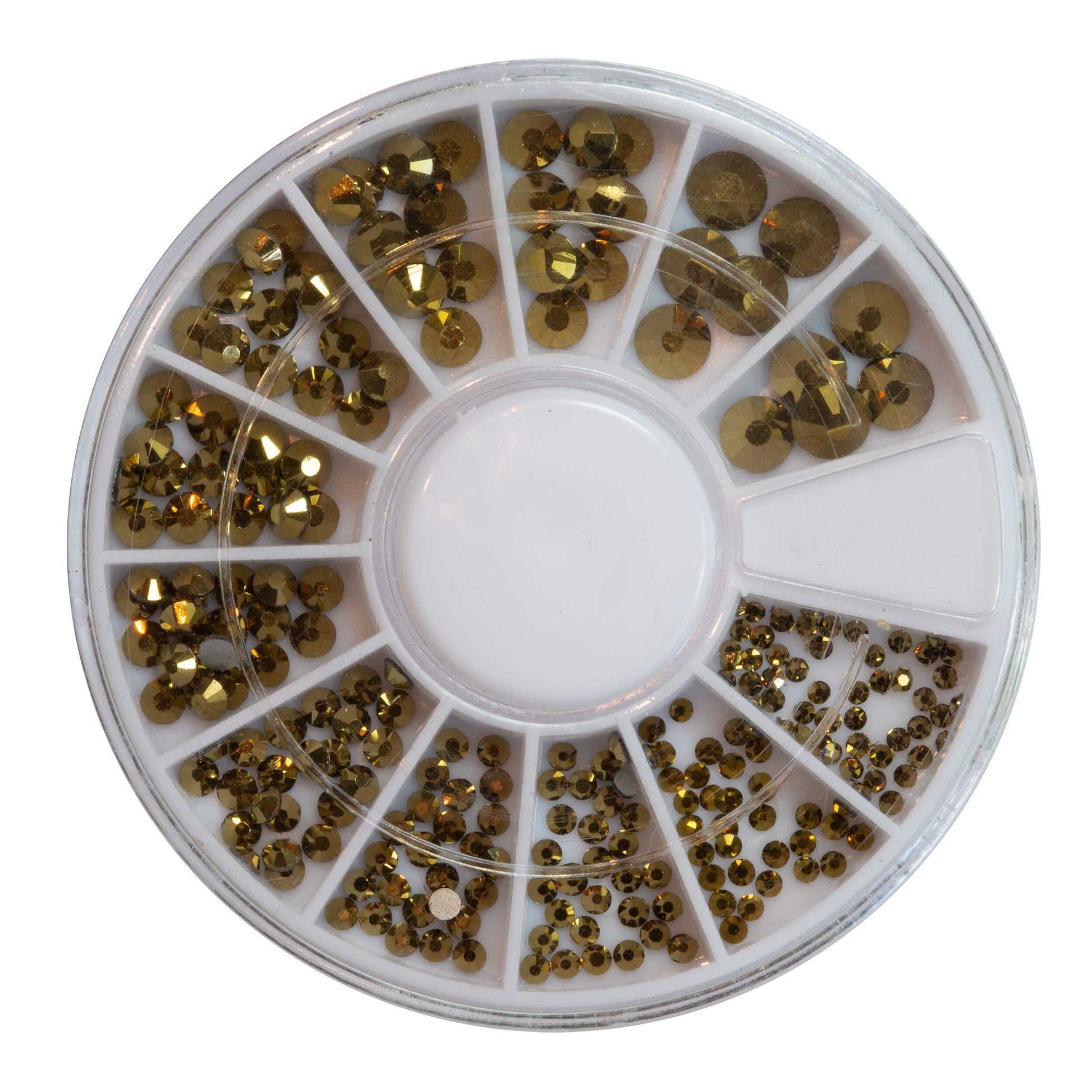 Nails and Beauty Factory Strasssteine Chameleon Gold 240 Stueck Zoom
