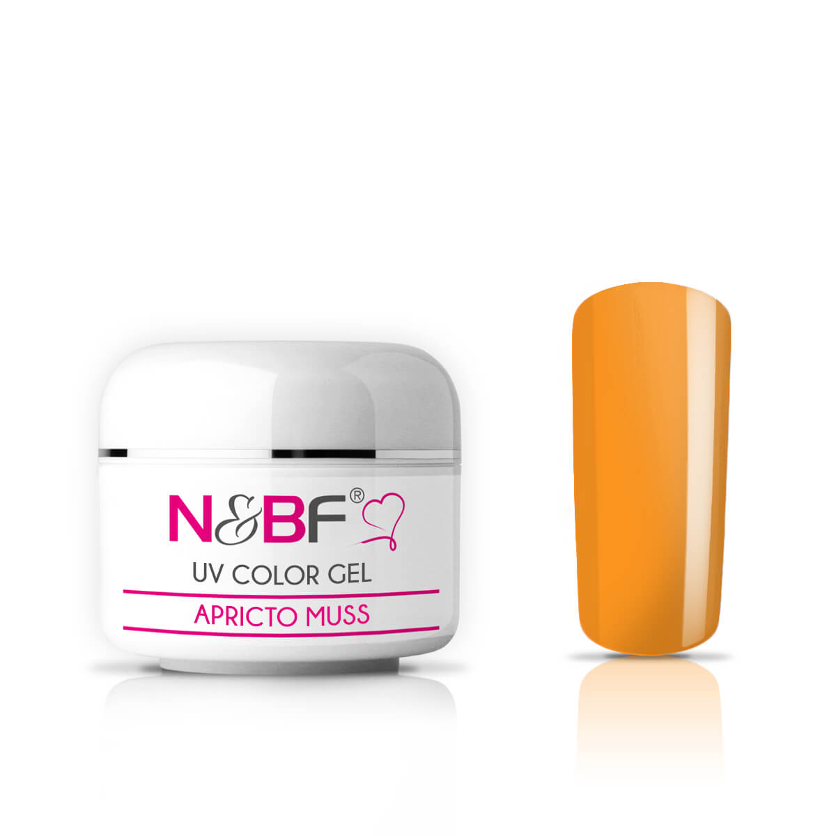 Nails and Beauty Factory UV Color Gel Farbgel Apricot Muss