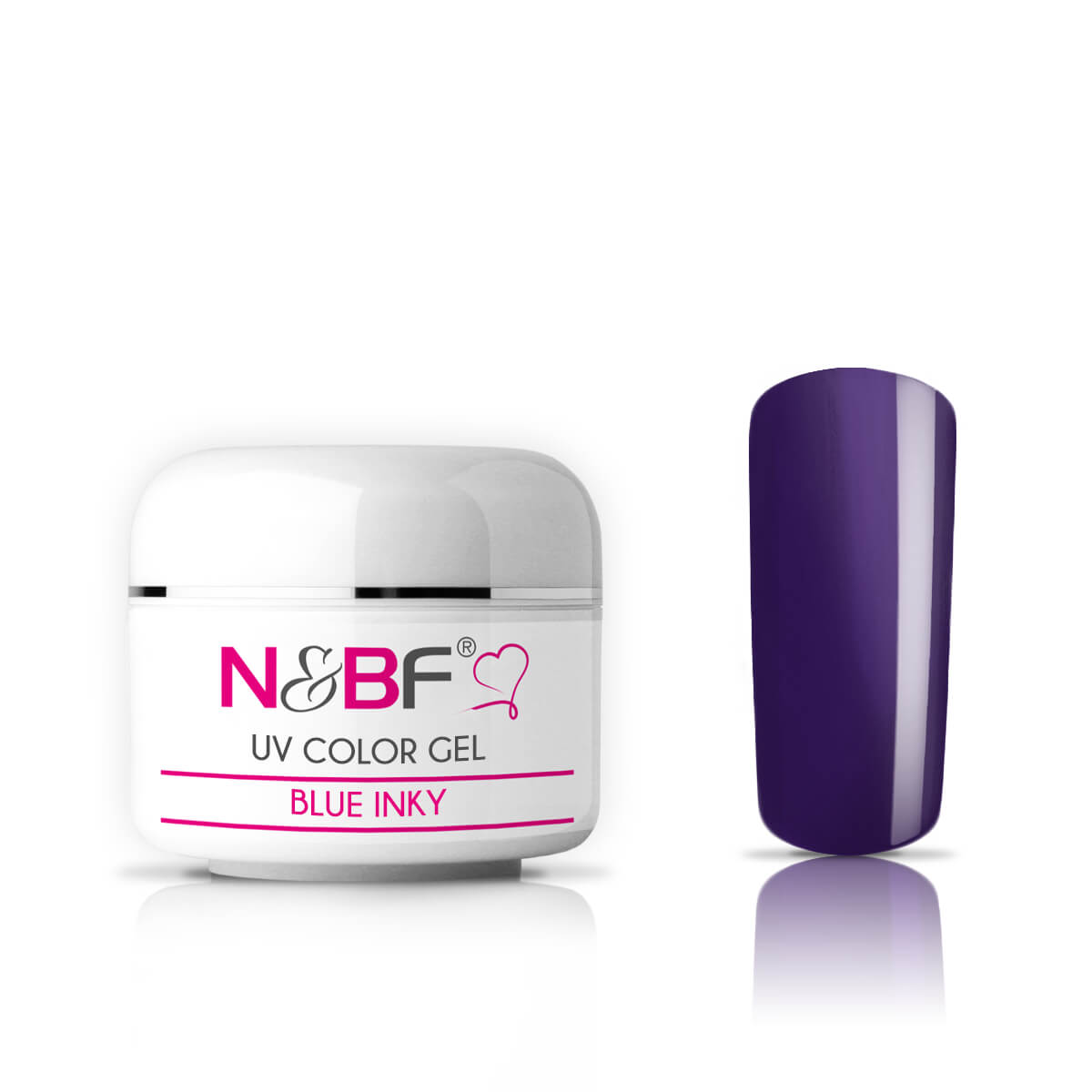 Nails and Beauty Factory UV Color Gel Farbgel Blue Inky