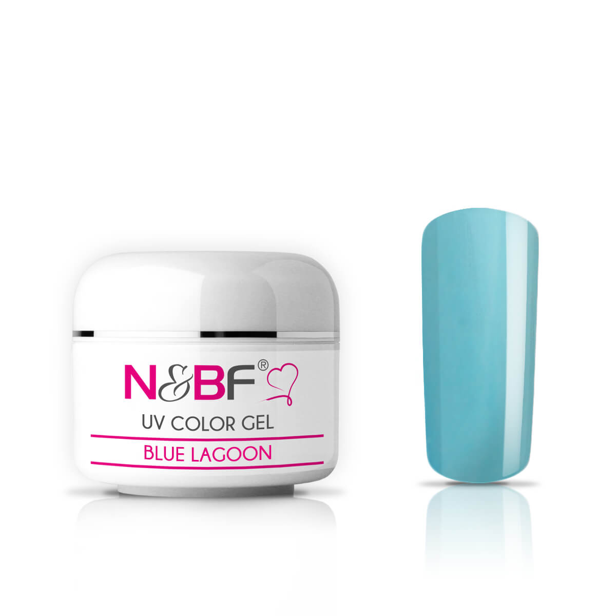 Nails and Beauty Factory UV Color Gel Farbgel Blue Lagoon