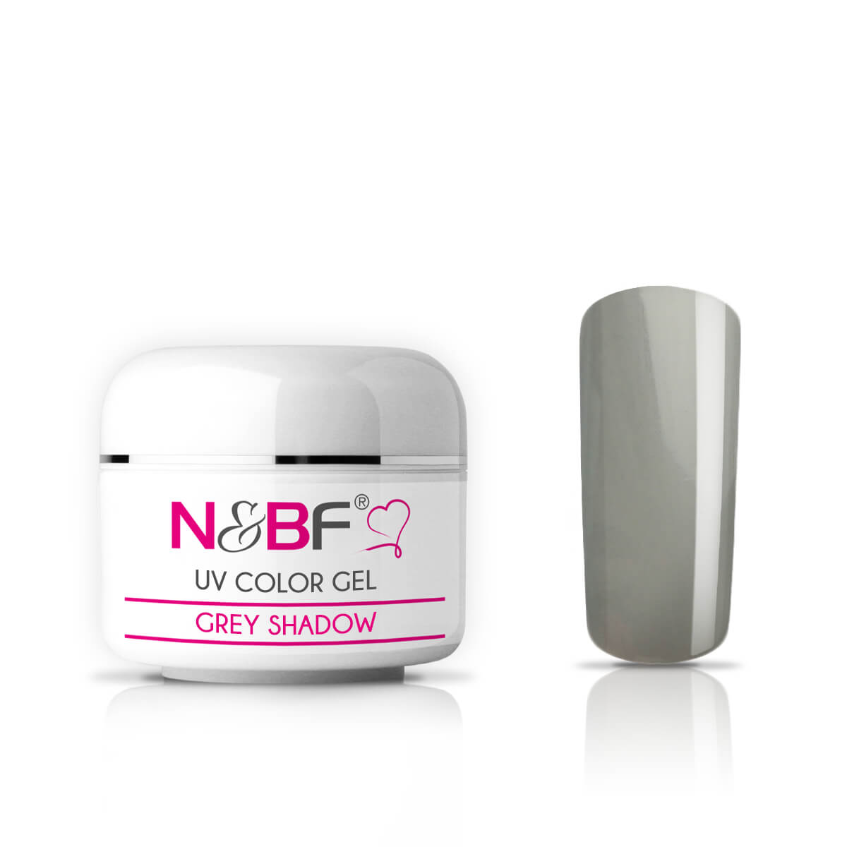 Nails and Beauty Factory UV Color Gel Farbgel Grey Shadow