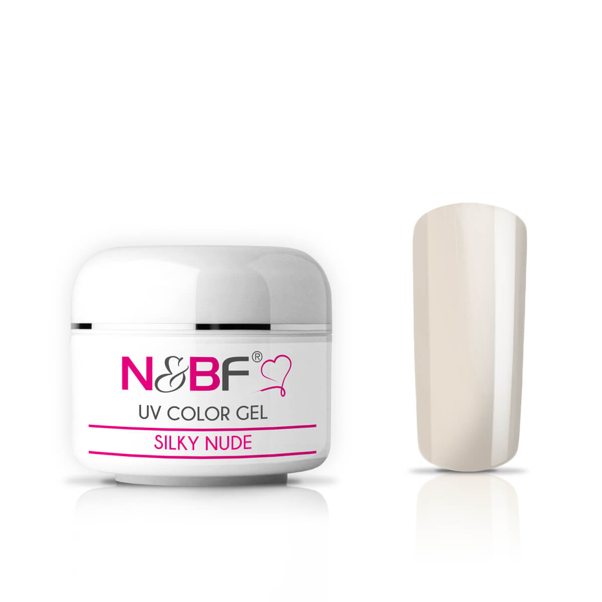 Nails and Beauty Factory UV Color Gel Farbgel Silky Nude