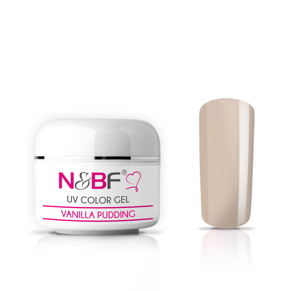 Nails and Beauty Factory UV Color Gel Farbgel Vanilla Pudding