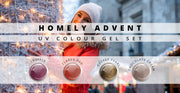Nails and Beauty Factory UV Farbgel 4er Set Homely Advent k