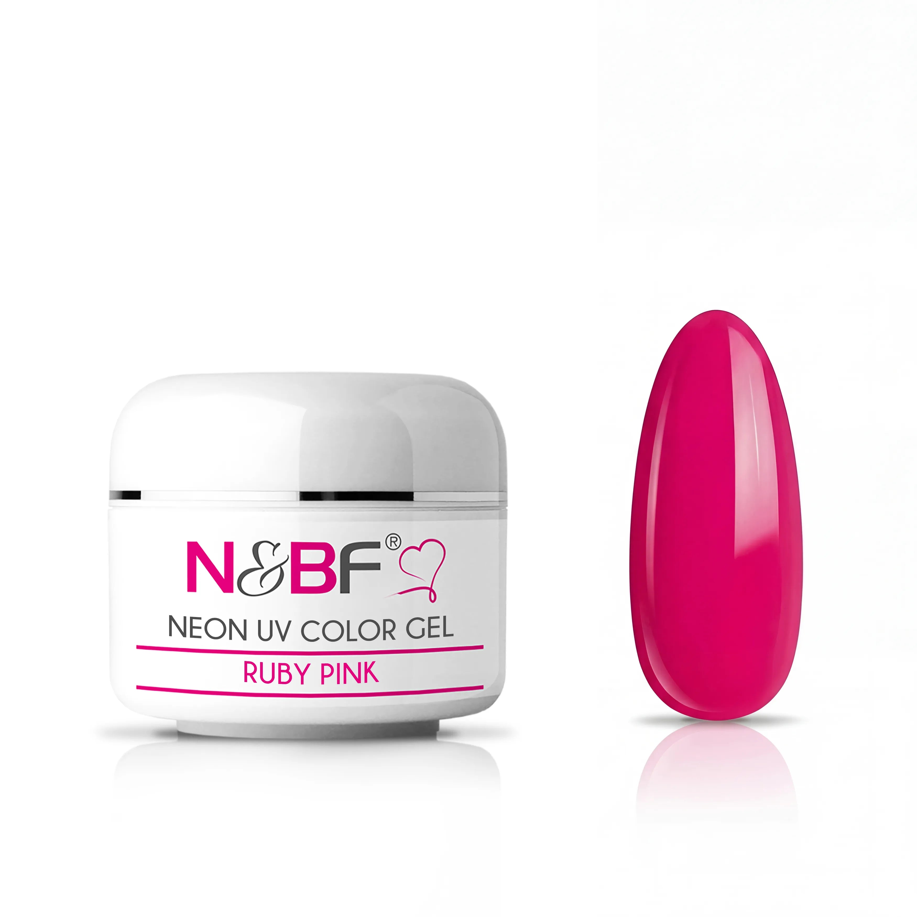 Neon Farbgel Ruby Pink 5ml