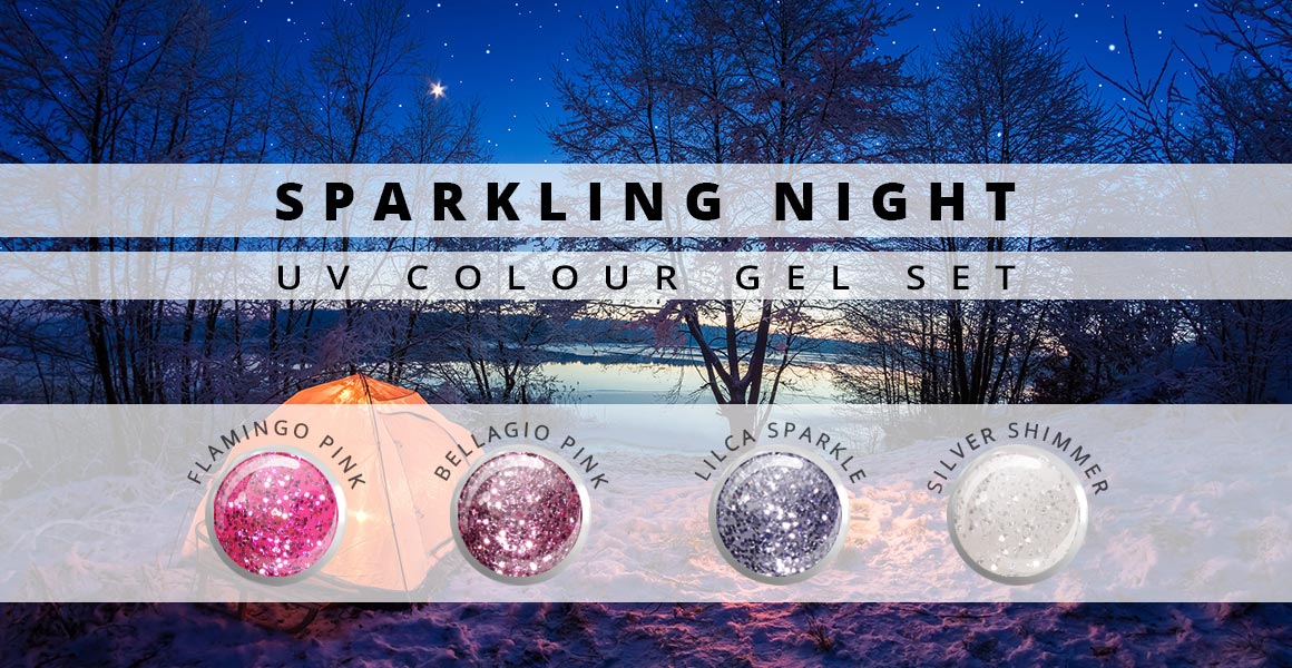 Nails and Beauty Factory UV Farbgel Set Sparkling Night