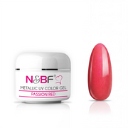 Metallic Farbgel Passion Red 5ml