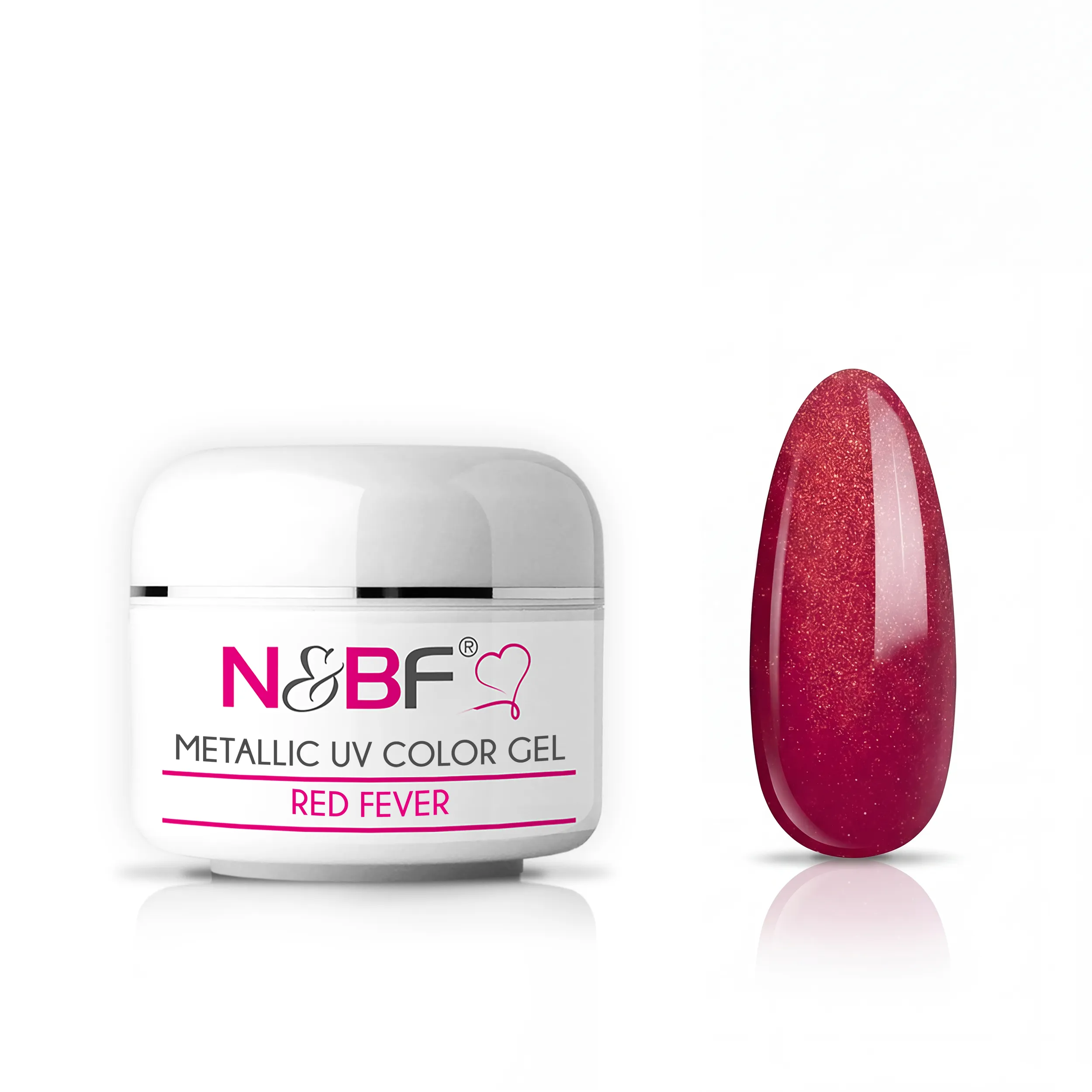 Metallic Farbgel Red Fever 5ml