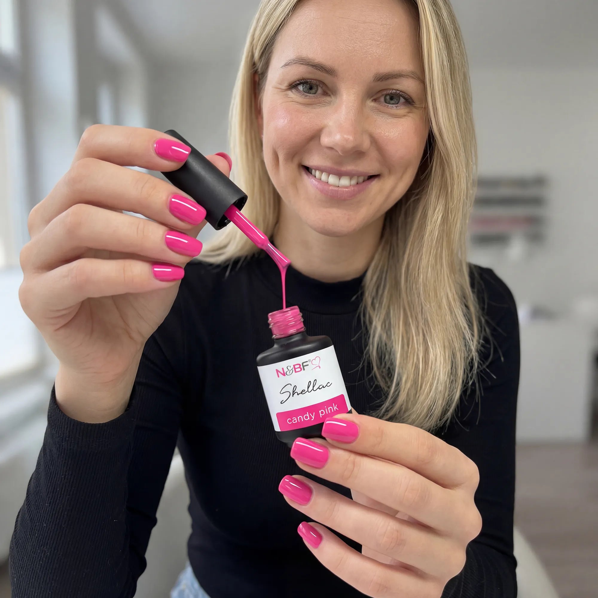 N&BF Shellac Candy Pink 12ml
